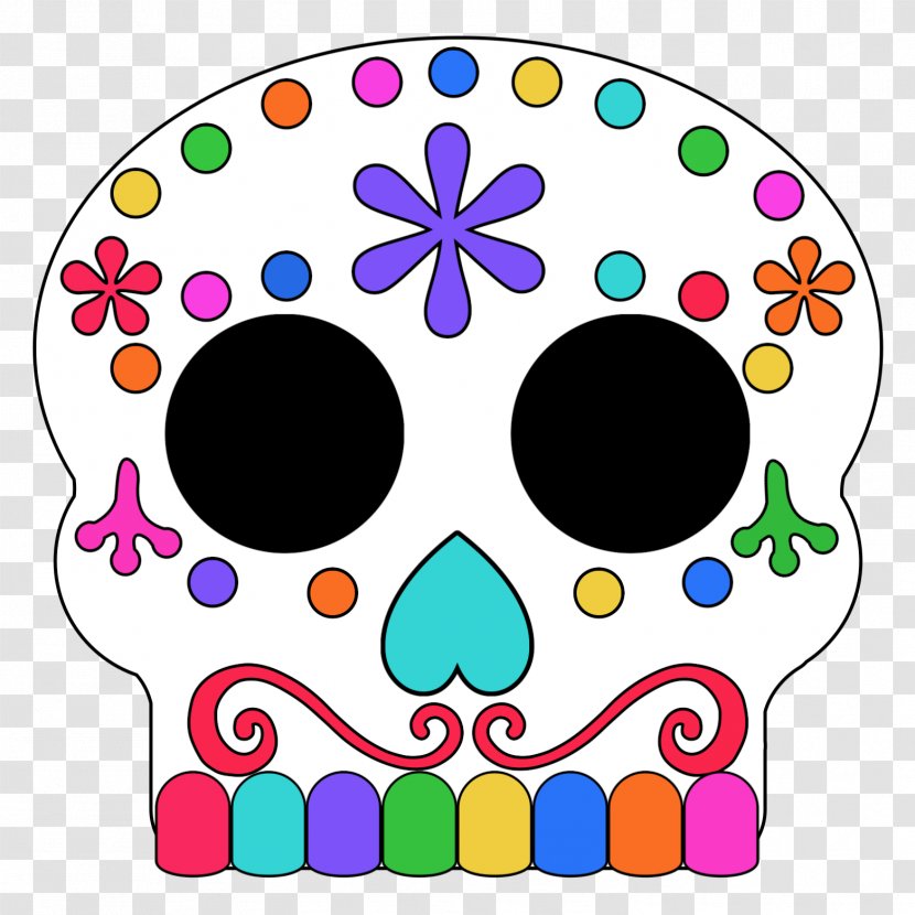 Calavera Day Of The Dead Masks Skull - Mask Transparent PNG