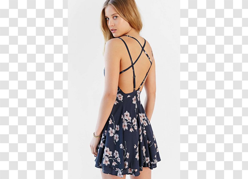 Backless Dress Spaghetti Strap A-line Clothing - Miniskirt Transparent PNG