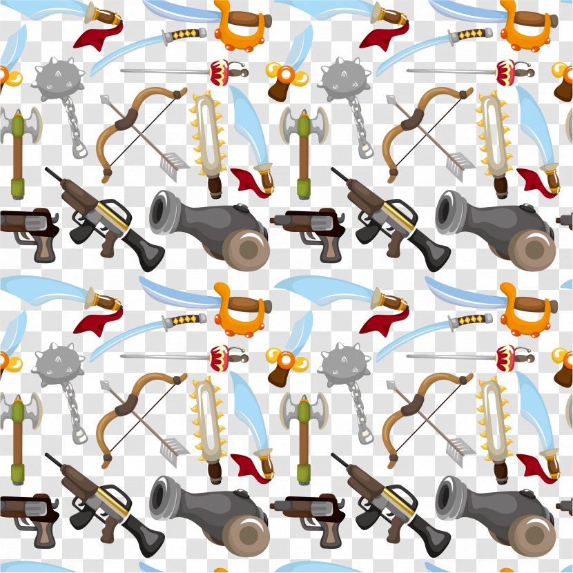 Weapon Drawing Royalty-free - Toy - Military Weapons Transparent PNG