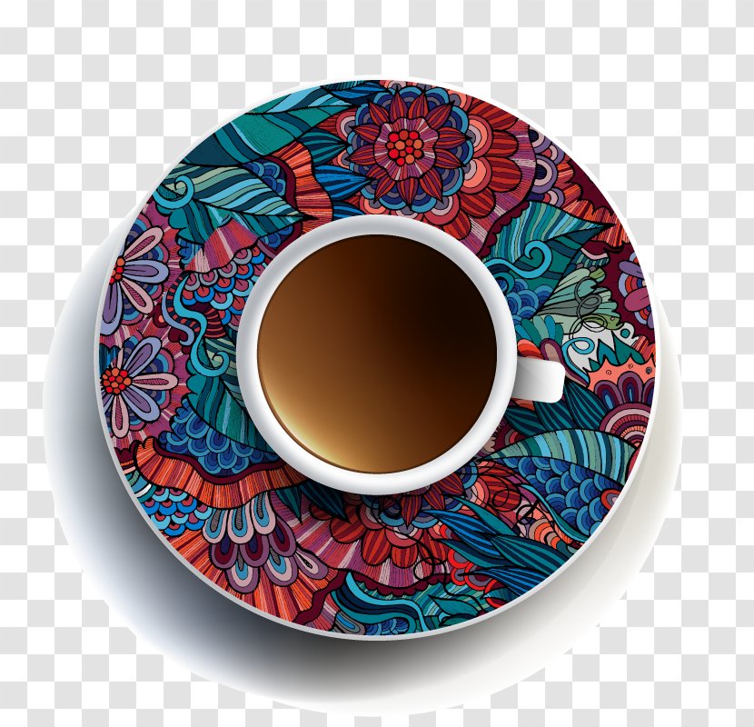 Coffee Cup Tea Cafe - Tableware Transparent PNG