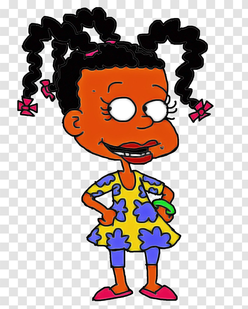 Cartoon Afro Transparent PNG