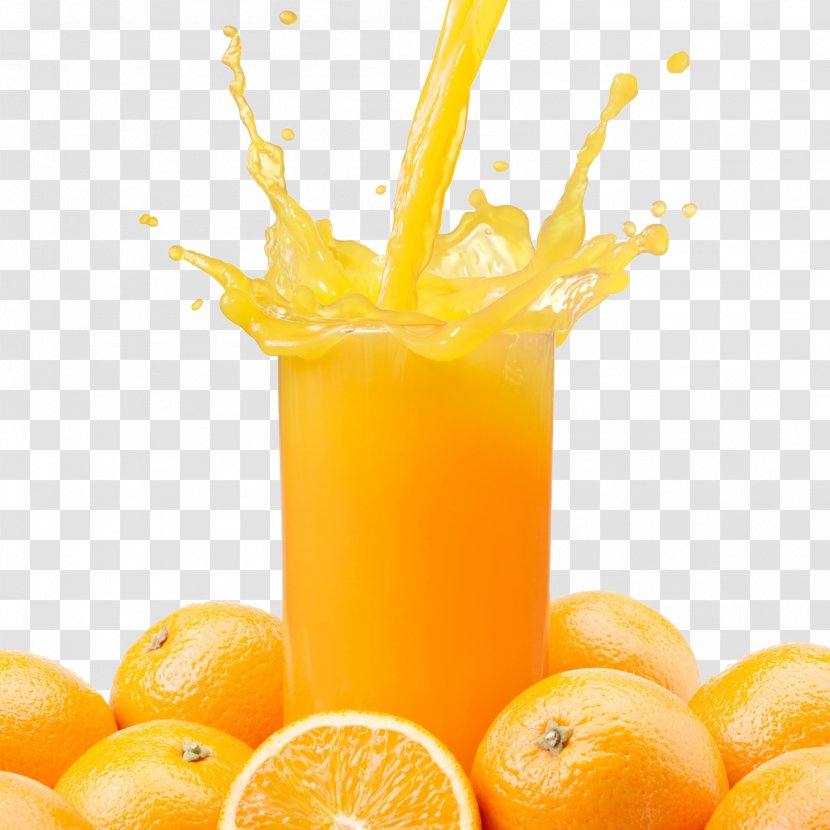 Orange Juice Smoothie Organic Food Lemonade - Fruit - Splash Transparent PNG