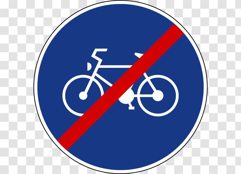 Bicycle Touring Cycling Segregated Cycle Facilities Traffic Sign - Area Transparent PNG