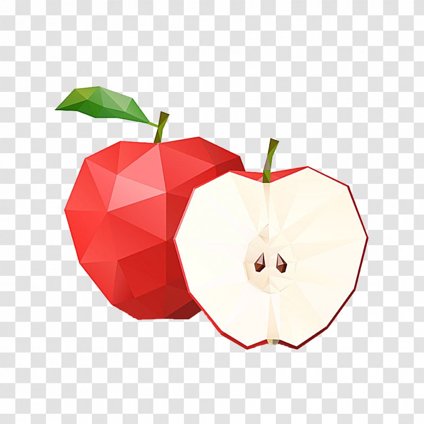 Apple Pomegranate - Heart - Cartoon Transparent PNG
