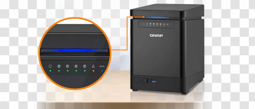 NAS Server Casing QNAP TS-453B Network Storage Systems TS-453MINI-8G Computer Hardware RAID - Multi-core Processor Transparent PNG