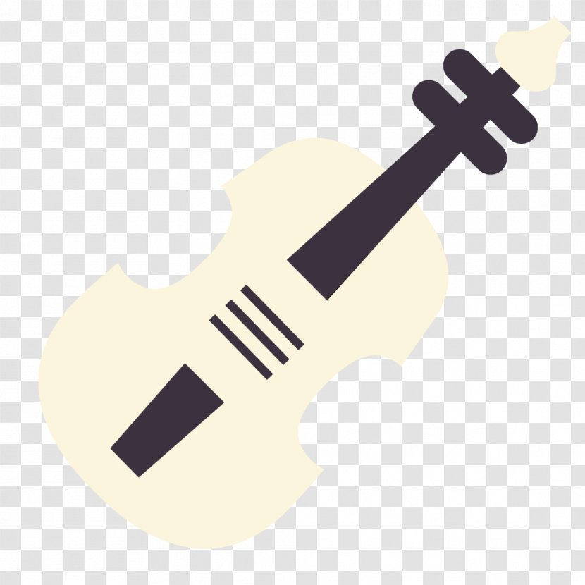 Musical Instrument Violin Guitar - Cartoon - Instruments Transparent PNG