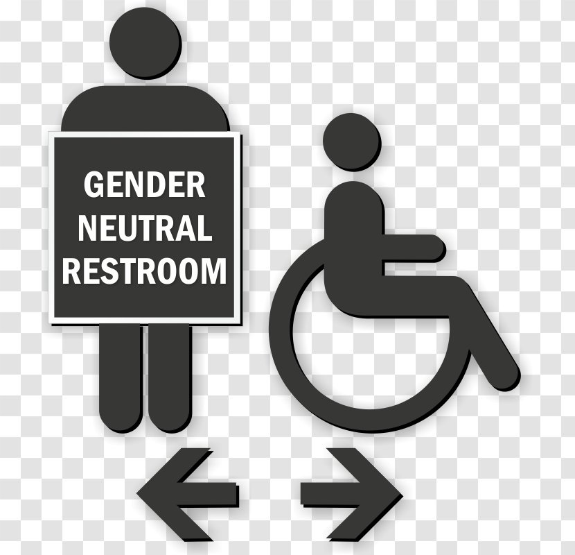 Gender Neutrality Symbol Unisex Public Toilet Gender-neutral Language - Genderneutral Transparent PNG