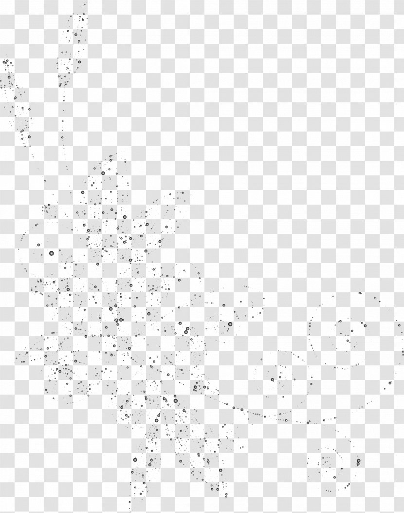 White Black Angle Pattern - Rectangle - Sand Flowers Transparent PNG