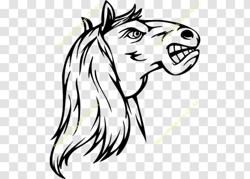 Mane Mustang Bridle Pack Animal Clip Art - Horse - Face Transparent PNG