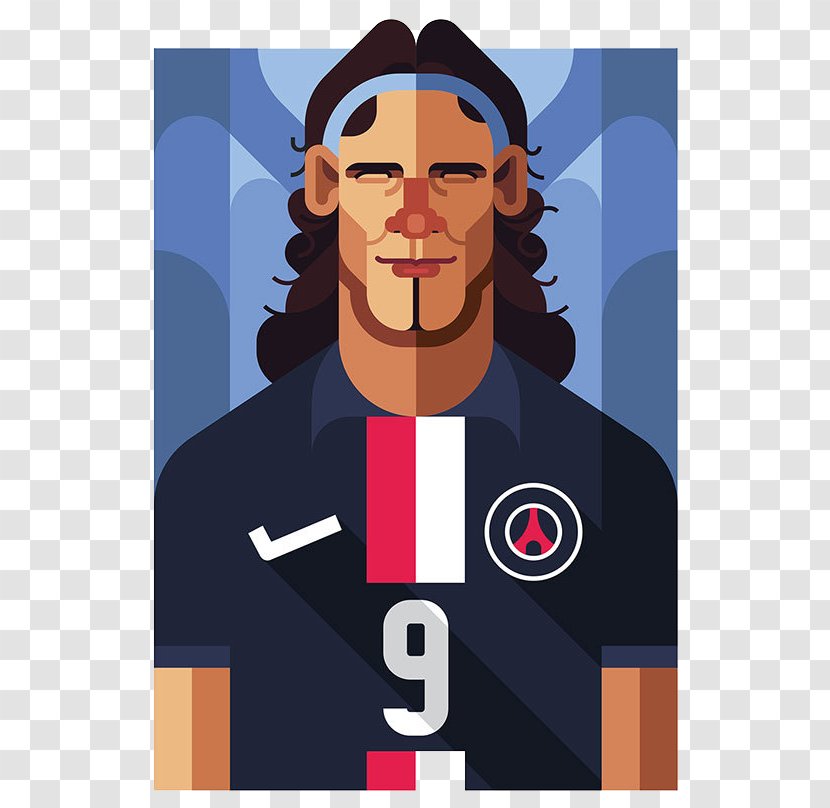 Paris Saint-Germain F.C. Uruguay National Football Team Player Illustrator Illustration - Saintgermain Fc - European Cup Transparent PNG