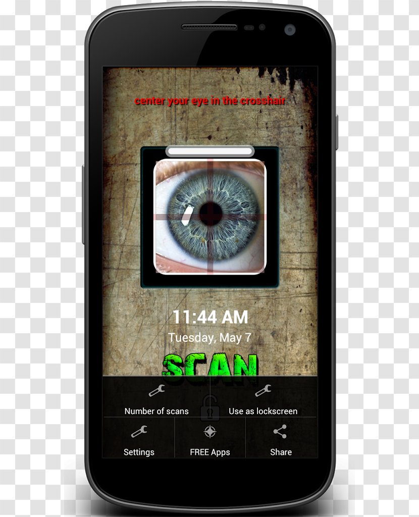 Eye Scanner Simulator Android Mobile Phones Non-blocking Algorithm - Nonblocking Transparent PNG