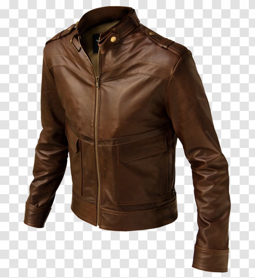 Leather Jacket Lapel Pin Coat - Zipper - Rangoli Transparent PNG