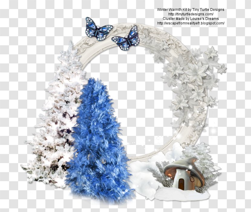 Christmas Ornament Decoration Cobalt Blue Tree - Map - Warmth Transparent PNG