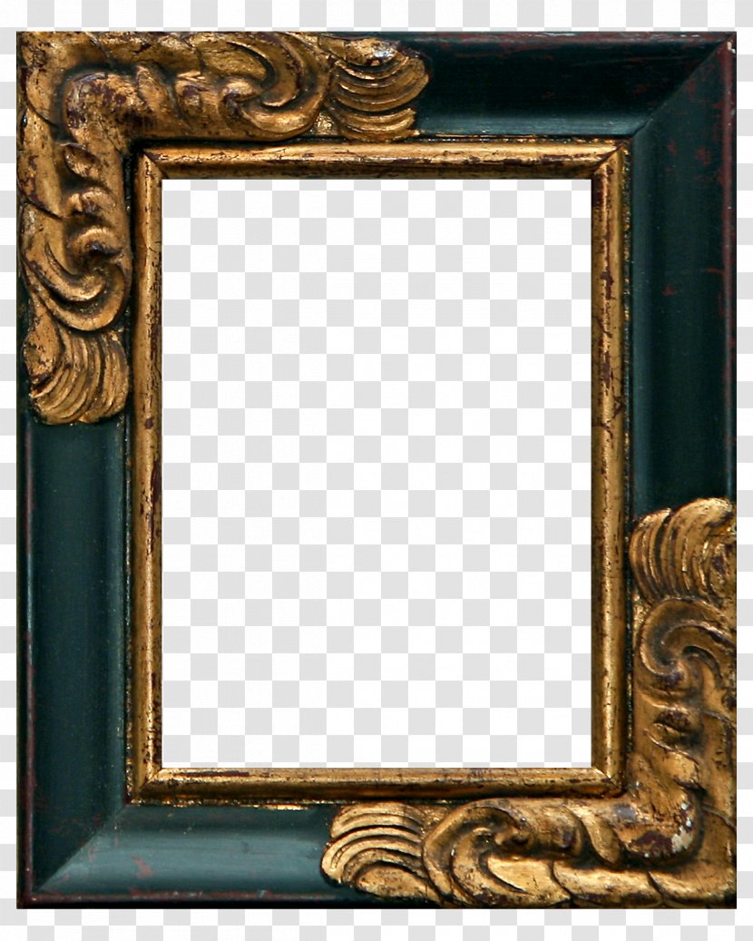 Baroque Picture Frames Art Painting - Rococo - Gold Frame Texture 2 Transparent PNG
