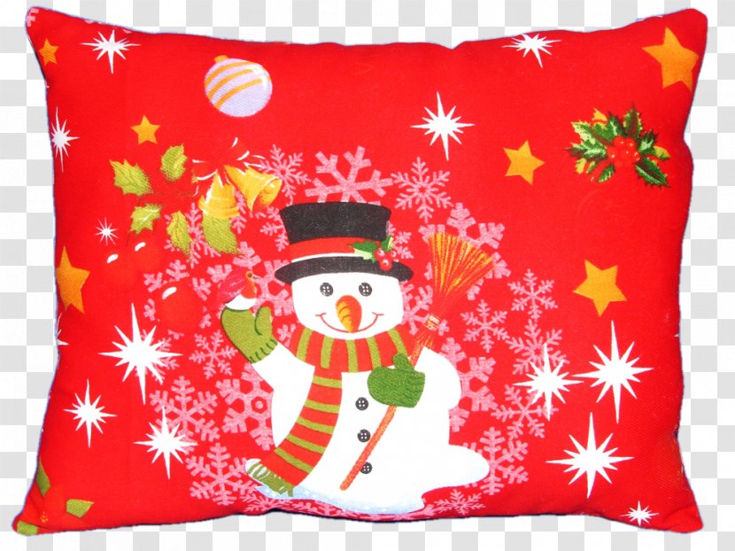 Christmas Ornament Pillow Santa Claus Cushion - Fictional Character Transparent PNG