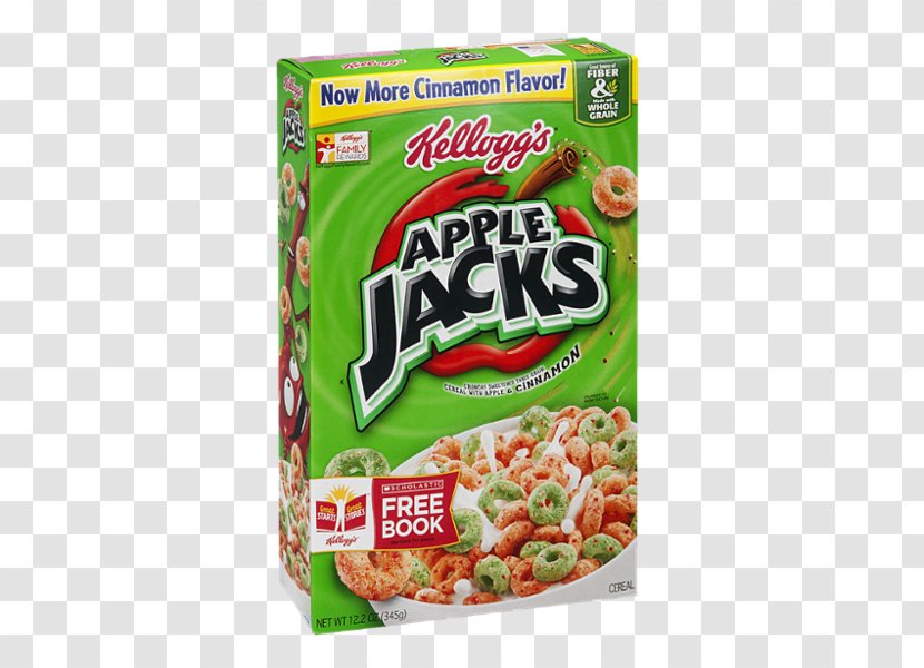 Breakfast Cereal Kellogg's Apple Jacks - Commodity Transparent PNG