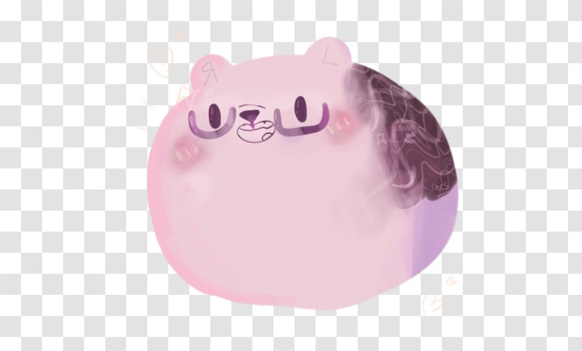 Pig Pink M - Snout Transparent PNG