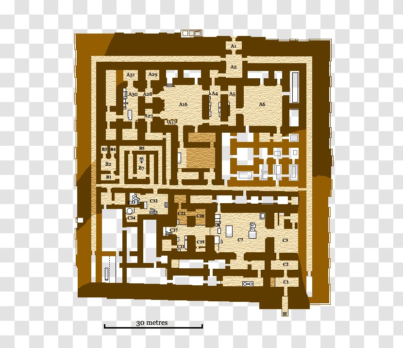 Ziggurat Of Ur Larsa Uruk Isin - Third Dynasty - Floor Plan Transparent PNG