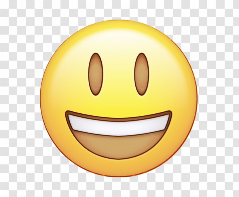 Emoticon - Yellow - Happy Mouth Transparent PNG