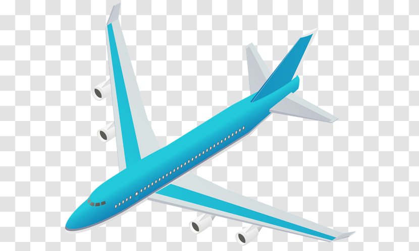 Airplane Clip Art - Airline - Vector Blue Transparent PNG