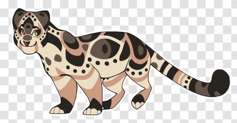 Cat Tiger Leopard Mammal Clip Art - Clouded Transparent PNG