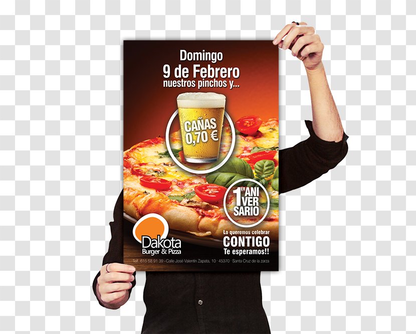 Poster Pizza Junk Food Advertising Transparent PNG