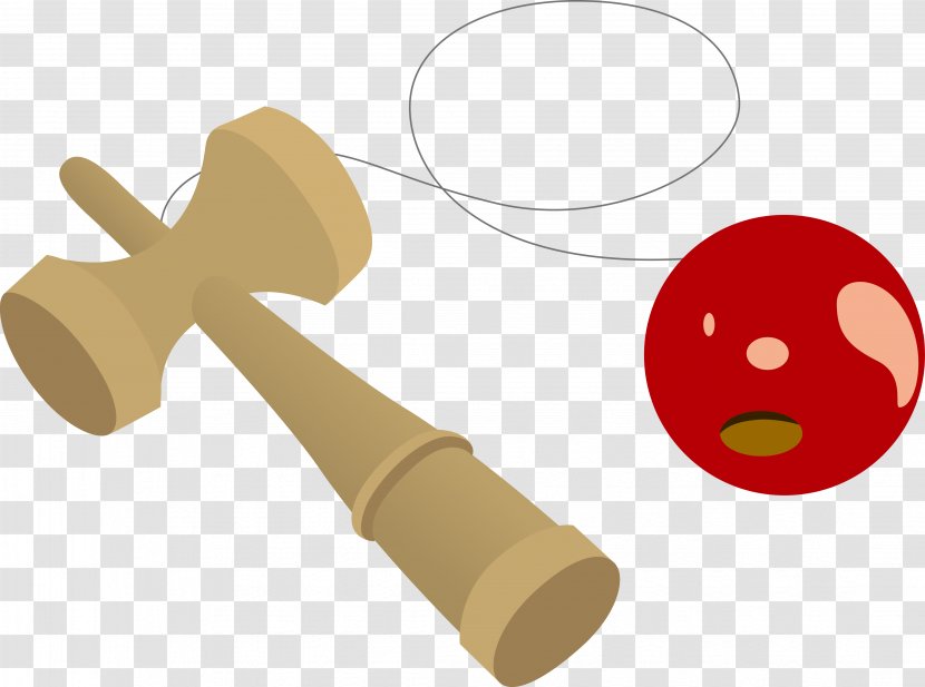 Toy Designer - Japanese Skill Cup Sword Ball Traditional Vector Transparent PNG