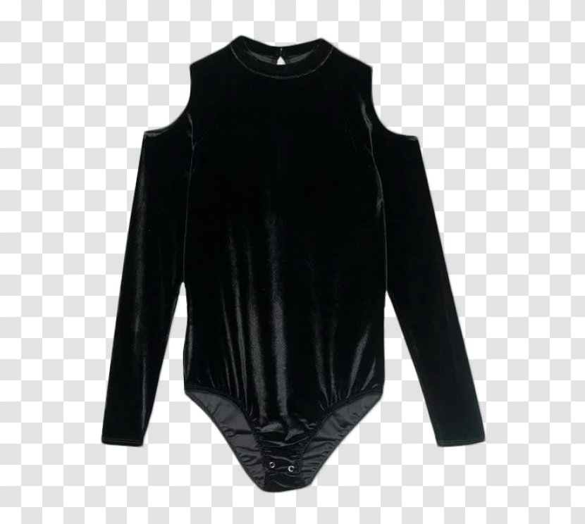 Sleeve T-shirt Hoodie Dress Skirt - Bodysuit - Velvet Gloves Transparent PNG
