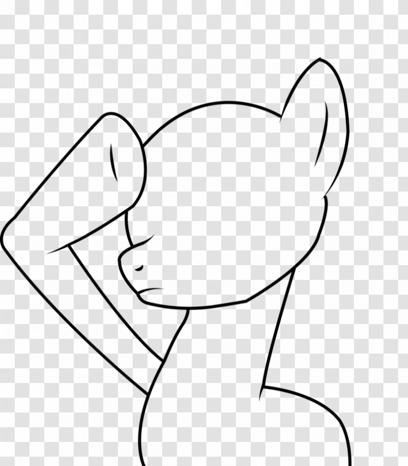 Line Art Drawing DeviantArt - Silhouette - Base Vector Transparent PNG