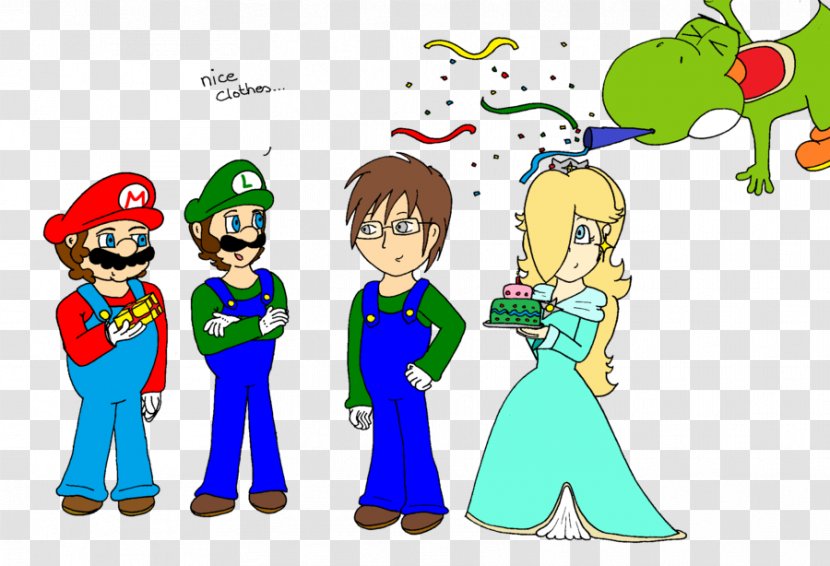 Drawing Mario & Luigi: Superstar Saga Bros. Birthday - Mushroom Kingdom - Bros Transparent PNG