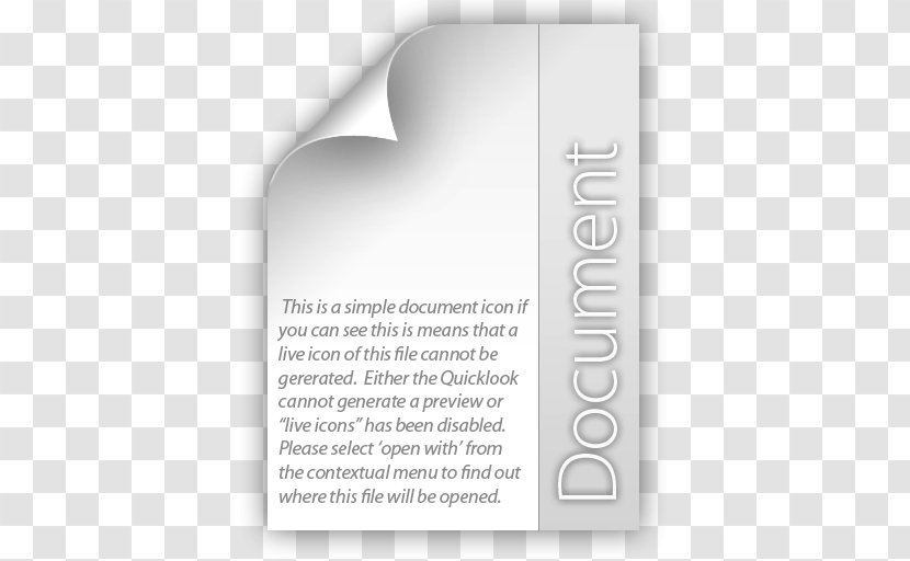 Brand Font - Document File Transparent PNG