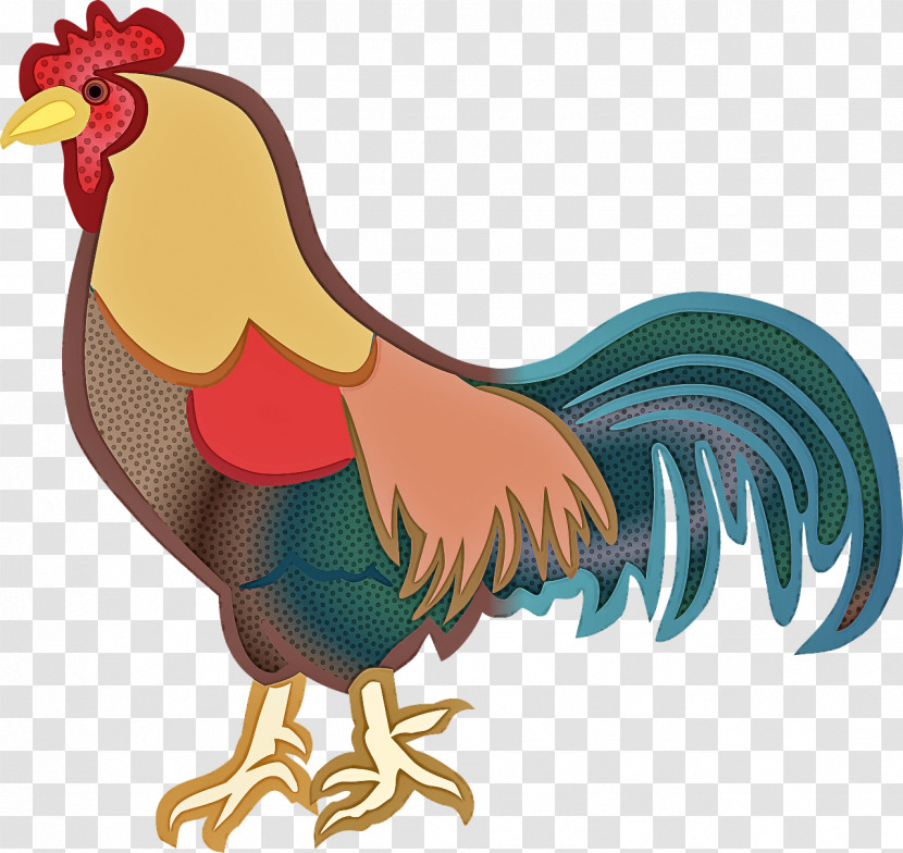 Bird Chicken Rooster Comb Beak Transparent PNG