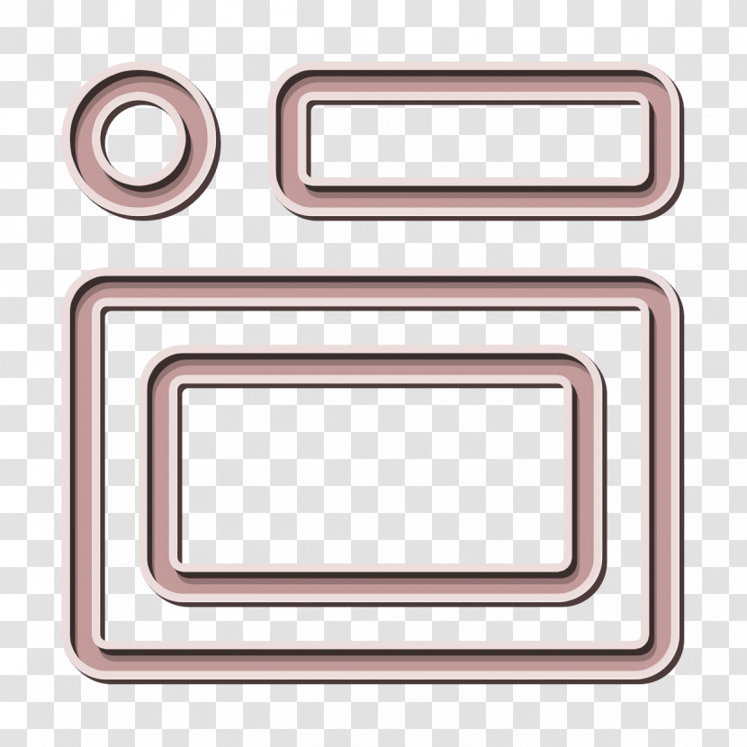 Wireframe Icon Ui Icon Transparent PNG