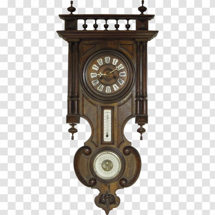 Floor & Grandfather Clocks Pendulum Clock Antique Vintage Clothing - Bulova - Barometer Transparent PNG