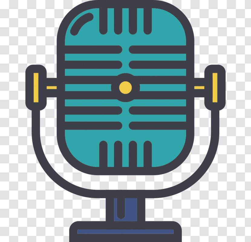 Microphone Drawing - Watercolor Transparent PNG