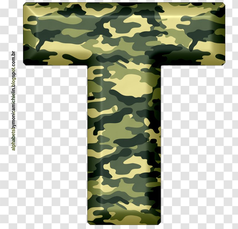 Military Camouflage Alphabet Letter Transparent PNG