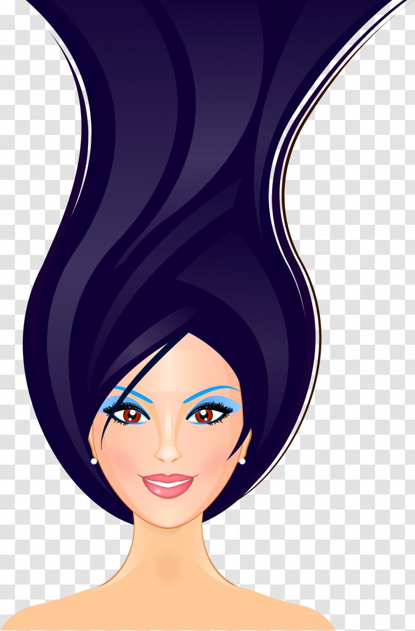Hairdresser Beauty Parlour Hairstyle - Tree - Cartoon Hair Silk Transparent PNG