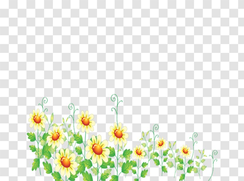 Floral Design Dahlia Pattern - Daisy - Sunflower Plants Elements Transparent PNG