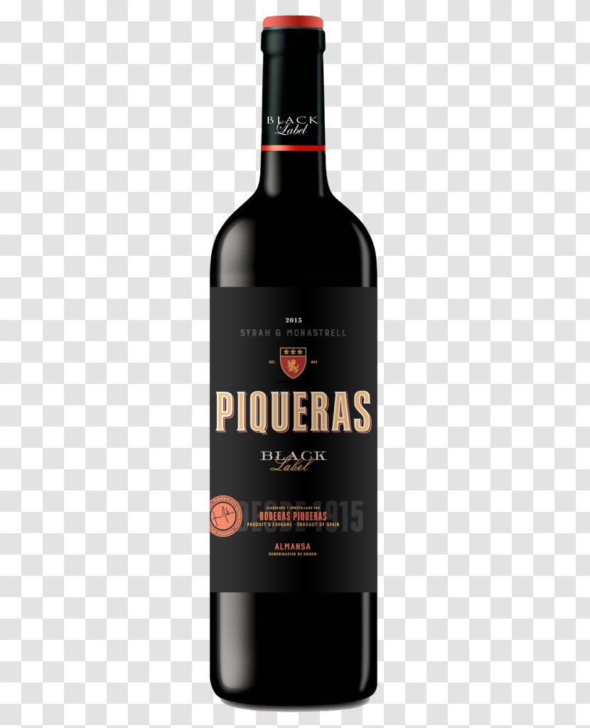 Liqueur Nero D'Avola Wine Merlot - Common Grape Vine - Black Label Transparent PNG