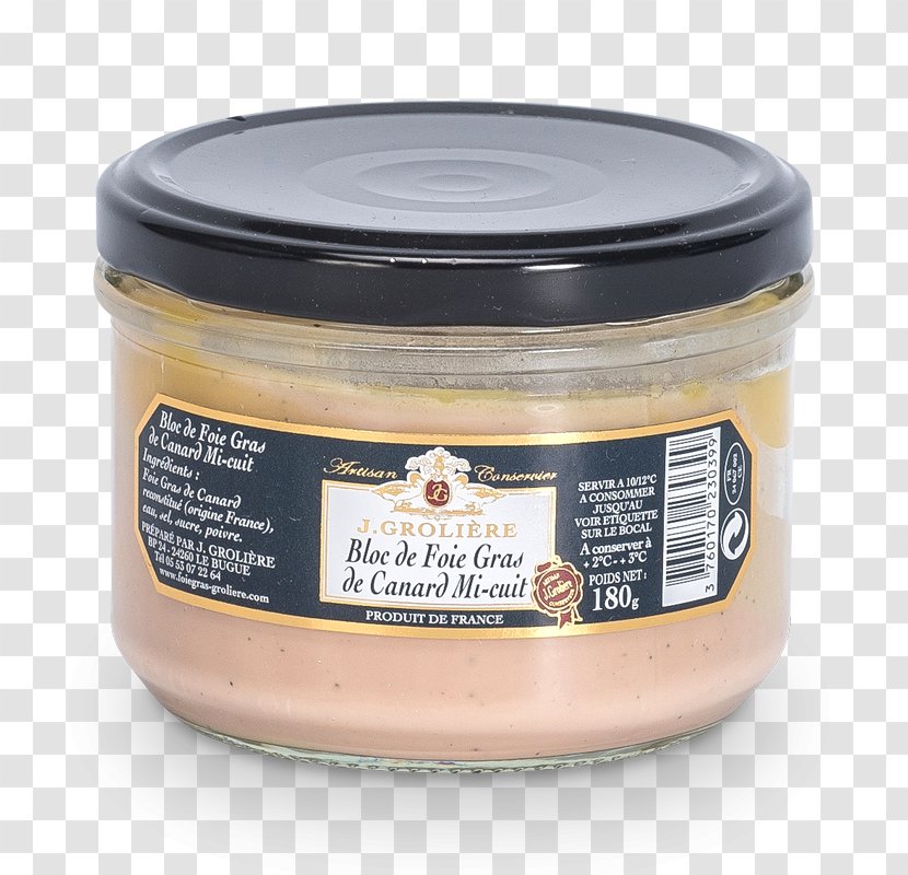 Duck Confit Foie Gras Condiment Transparent PNG
