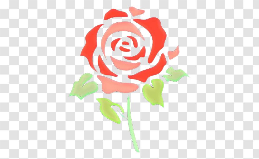 Drawing Of Family - Pink - Hybrid Tea Rose Plant Transparent PNG