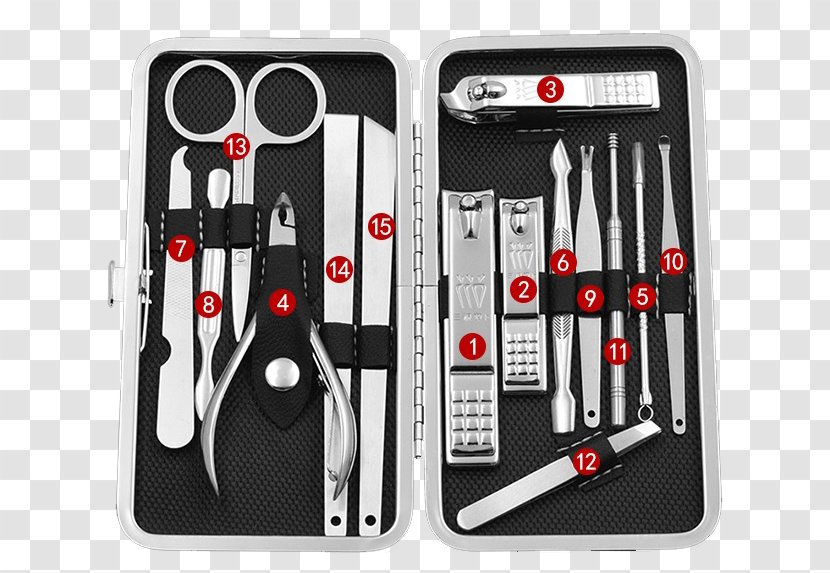 Tool Manicure Nail Art - Hardware - Home Set Of Cut Transparent PNG