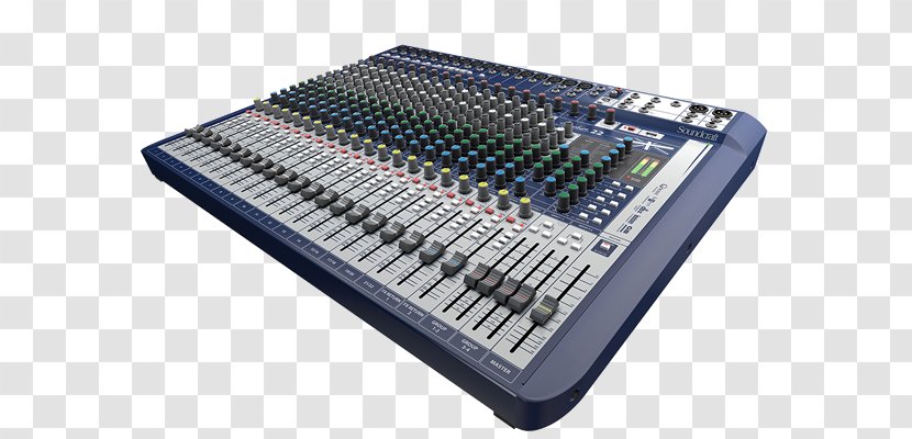 Soundcraft Signature 22 MTK Audio Mixers - 12 - Mixing Console Transparent PNG