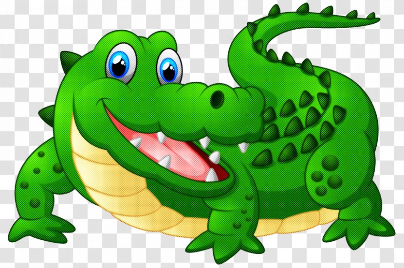 Crocodilia Crocodile Green Alligator Cartoon - Saltwater Nile Transparent PNG