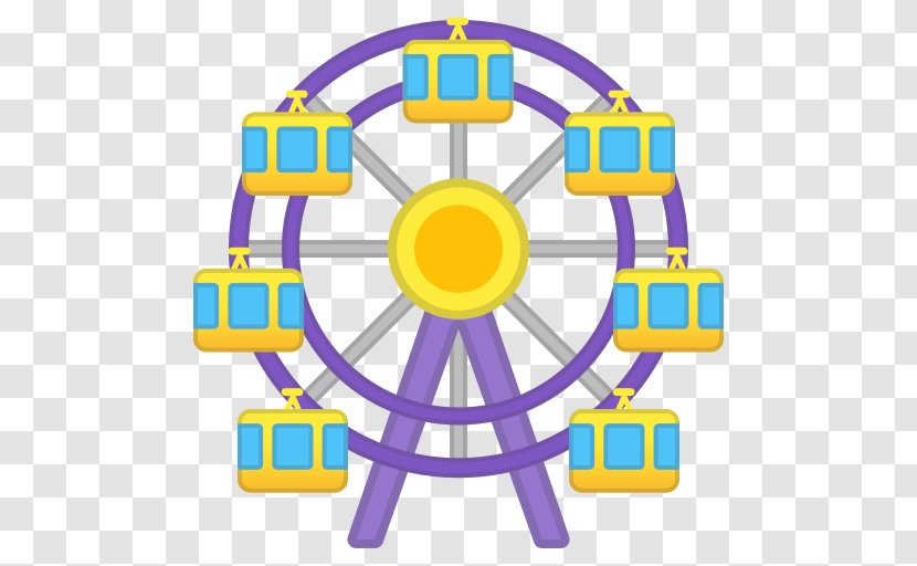 Emoji Ferris Wheel Noto Fonts - Symmetry Transparent PNG