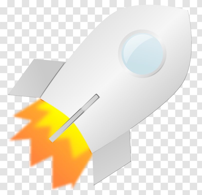Cartoon Rocket - Paint - Logo Material Property Transparent PNG