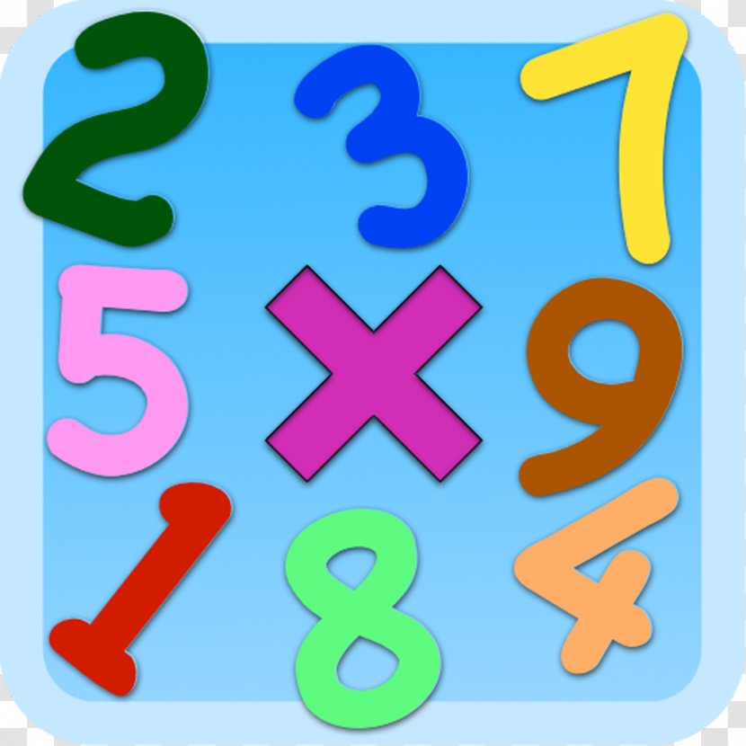 Multiplication Table Number Clip Art - Division - Maths Transparent PNG