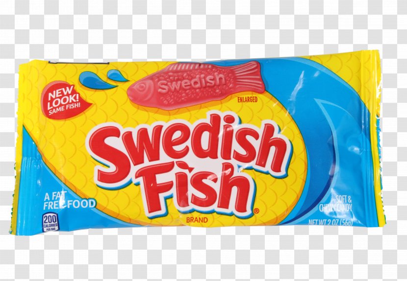 Gummi Candy Swedish Fish Chewing Gum Kroger - Bag Transparent PNG