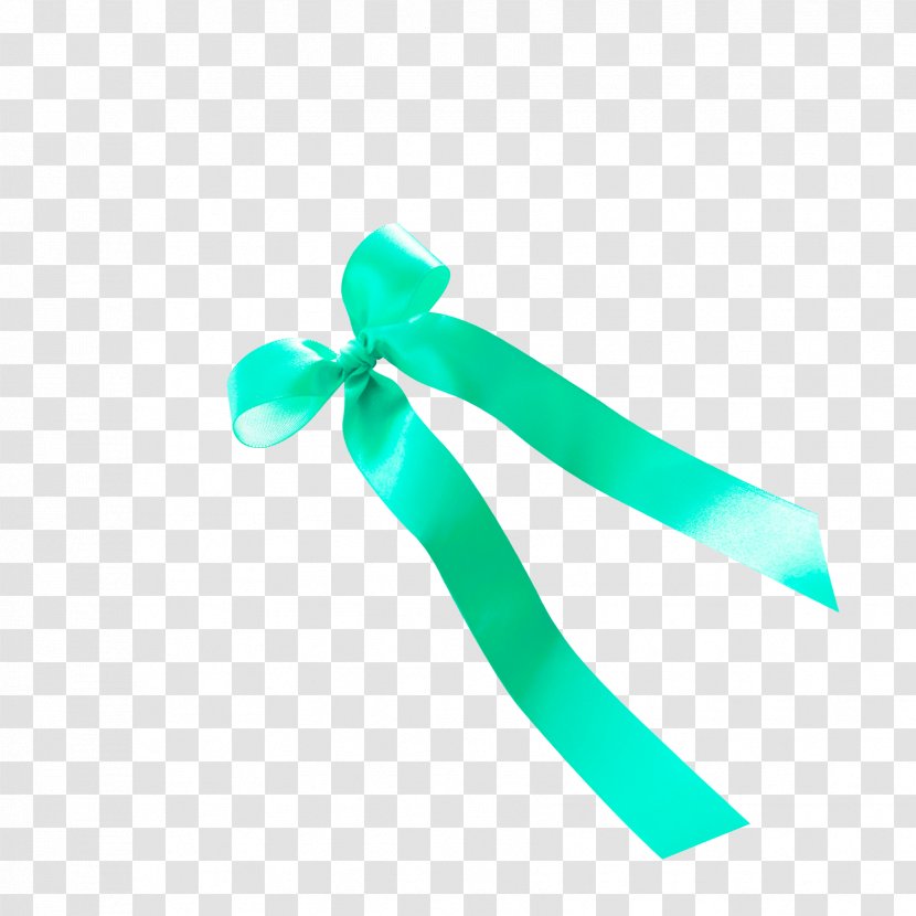 Green Ribbon Font - Bow Transparent PNG