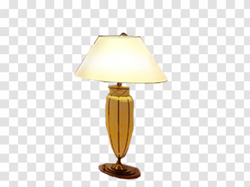 Lampshade Electric Light - Lighting Accessory - Simple Table Lamp Transparent PNG